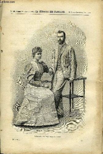 La Semaine Des Familles 36eme Annee N°35 - Autour D'un Drame De Pierre D'arlay, Le Voyage En Chemin De Fer En 1894 De Gabriel Ardant, Bibliographie, Tyrol Et Ombrie De Sougeres, Deux ...