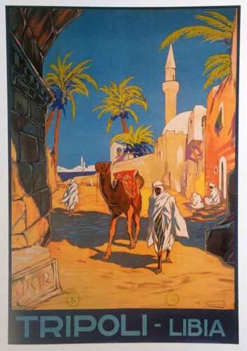 Affiche Tripoli Libia 