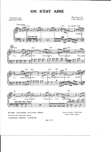 On S'est Aimé + Premier Amour (2 Slow-Rock)