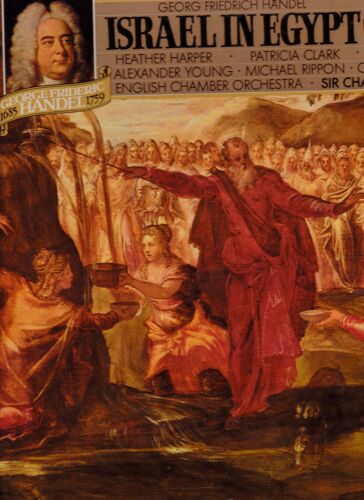 Coffret  2 Disques Livret   Israel En Egypte  Oratorio En 2 Actes  Avec Commentaires Des Textes Chantés En Allemand Anglais Et Français