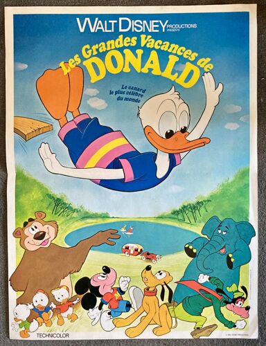 Grandes Vacances De Donald Les 40 X 60