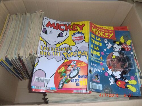 26 Exemplaires Du Journal De Mickey D'avril À Octobre 2005