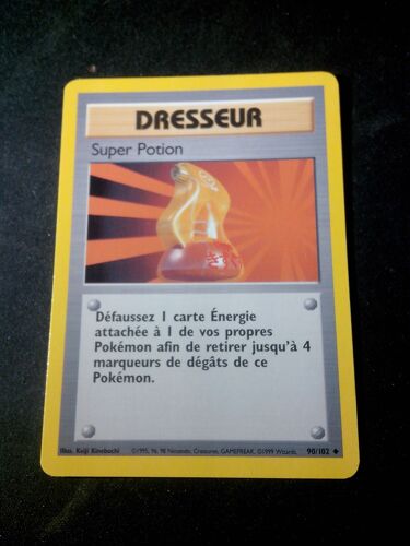 Carte Dresseur Super Potion 90/102 Set De Base Fr