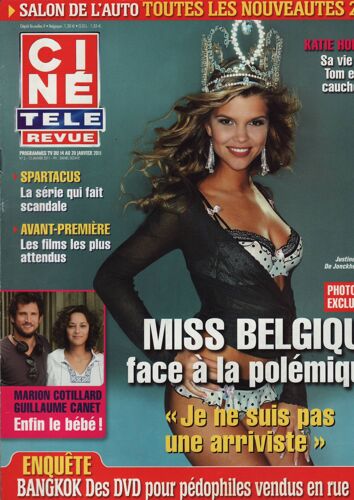 Ciné Télé Revue (Belge) / 13-01-2011 N°2 : Katie Holmes (2p) - Marion Cotillard (1p) - Abba (1p)