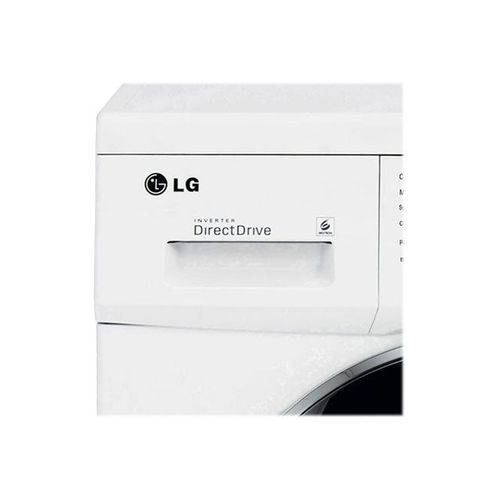 LG F74552WH - Machine à laver - indépendant - largeur : 60 cm - profondeur : 55 cm - hauteur : 85 cm - chargement frontal - 58 litres - 7 kg - 1400 tours/min - blanc