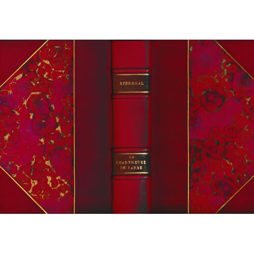 Stendhal La Chartreuse De Parme  , Le Livre Club Du Libraire , Reliure D'art , Dos Cuir Rouge