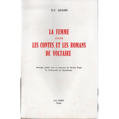 La Femme Dans Les Contes Et Les Romans De Voltaire