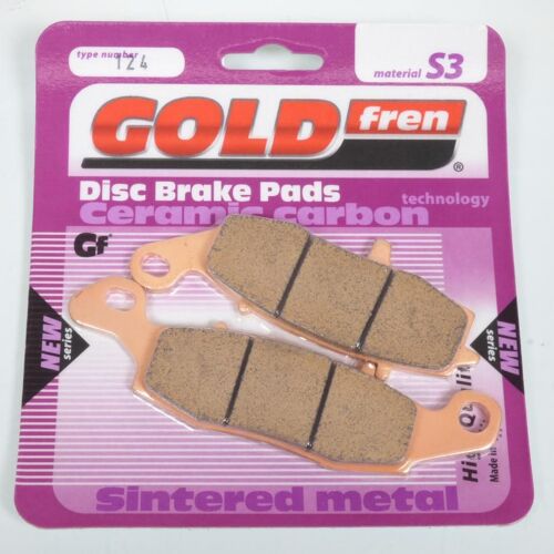 Plaquette De Frein Gold Fren Pour Moto Kawasaki 650 Er6f 2012 À 2016 Avd / Avec Abs / Ex Fcf/Fds/Fef/Fff/Fgf Neuf