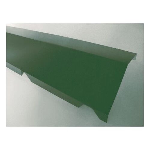 Faitière crantée sur mur pour bac acier 1045 - L 2100mm - Coloris - Vert 6009, Hauteur - 170 mm, Largeur - 160 mm, Longueur - 2100mm / L: 2100mm / l: 160 mm / Vert 6009