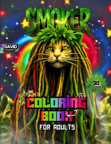 Smoker Coloring Book: Relax And Relieve Stress With Funny Smoking Animals, Mandalas And Fun Motivational Phrases. The Perfect Gift For A Friend.