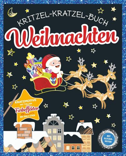 Kritzel-Kratzel-Buch Weihnachten. Für Kinder Ab 5 Jahren