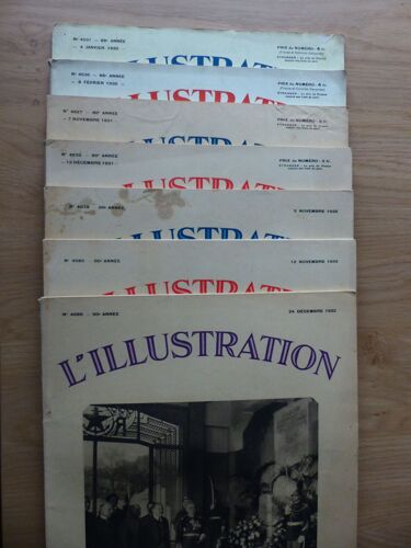 Lot De 7 Journaux L'illustration De 1930 À 1932 - N°4531 - 4536 - 4627 - 4632 - 4679 - 4680 - 4686