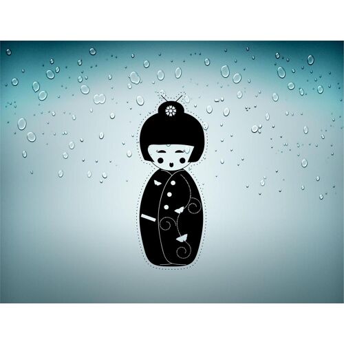 Autocollant Sticker Voiture Moto Japonaise Poupee Japon Kokeshi Tuning R2 Jdm