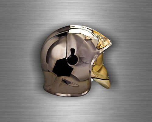 Autocollant Sticker Voiture Moto Macbook Pompier Casque Decoration