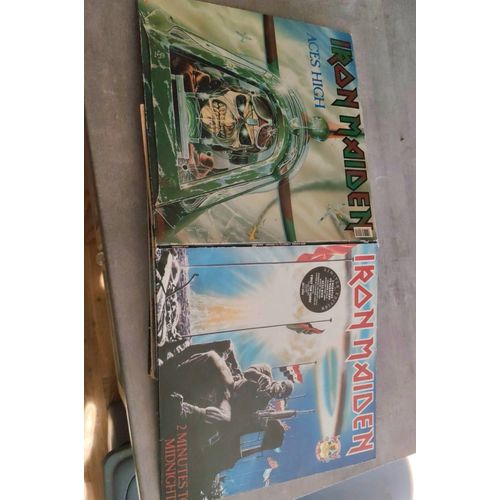 Double Maxi 45 Tours Iron Maiden Aces High Et 2 Minutes To Midnight
