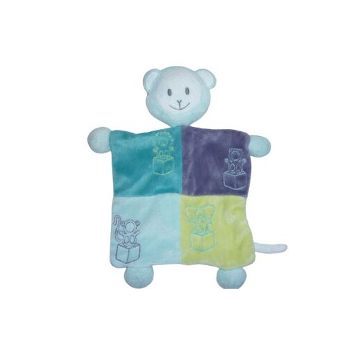 Doudou Singe Plat Bon État Obaibi
