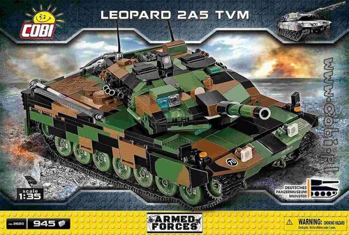 Tank Leopard 2a5 Tvm - 945 Pièces 1/35 Cobi