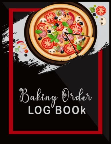 Baking Order Log Book