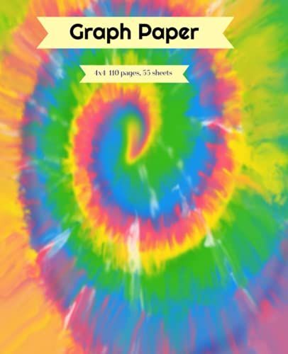 Graph Paper: 4x4, 100 Pgs 50 Sheets