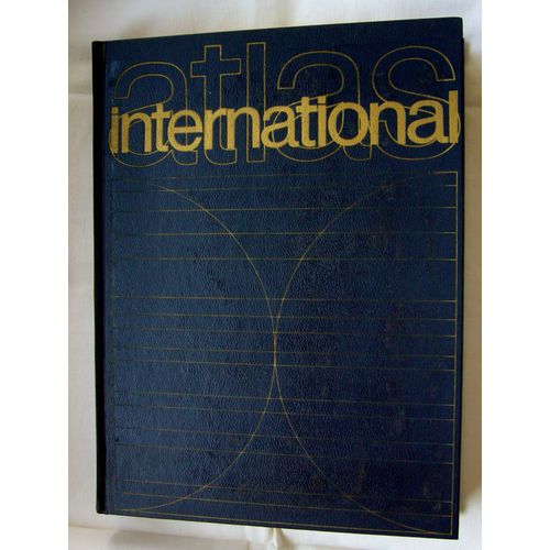 L' Atlas International ( 1978 ) Grand Livre Relié / Français Anglais Allemand Espagnol