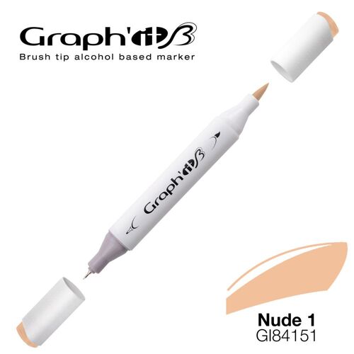 Marqueur Manga À L'alcool Graph'it Brush 4151 Nude 1