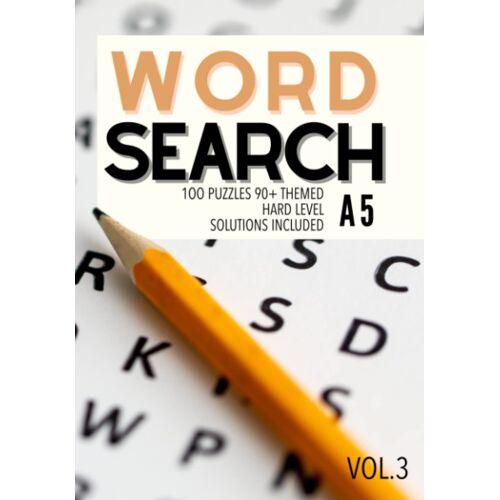 Wordsearch A5: 100 Puzzles Word Search Books For Adults Large Print A5 2022 : Wordsearch Books For Dads : Brain Games Word Search Book