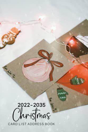 Christmas Card List Address Book 2022-20235: 14 Year Tracker For Holiday Cards You Send And Receive Organizer With A-Z Alphabetical Tabs