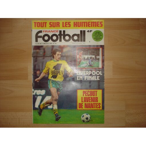 CLIPPING POSTER FOOTBALL 1976-1977 CAPITAINE FRANCESCHETTI SEC BASTIA FURIANI