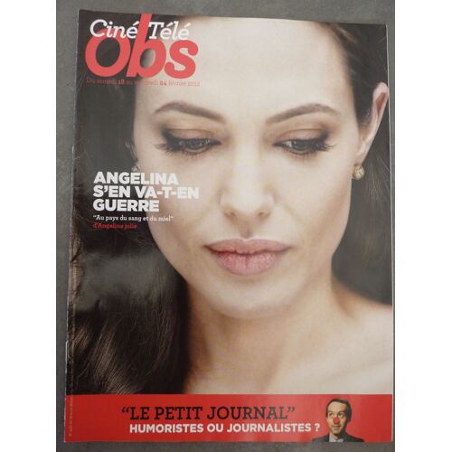 Ciné Télé Obs, Angelina Jolie Cover, Enki Bilal - Joann Sfar...