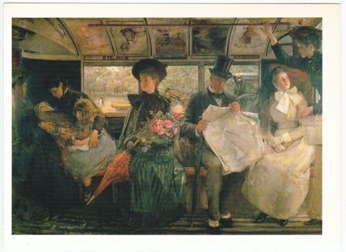 George William Joy - The Bayswater Omnibus, Musée De Londres - Carte Postale