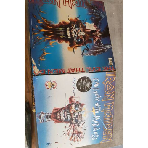 Double Maxi 45 Tours Iron Maiden Édition Limitée Can I Play With Madness Et The Evil That Men Do