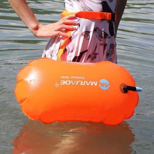 Sac sec gonflable en PVC pour bouée de natation, avec ceinture de taille, sac de sécurité pour sports aquatiques, nouveauté