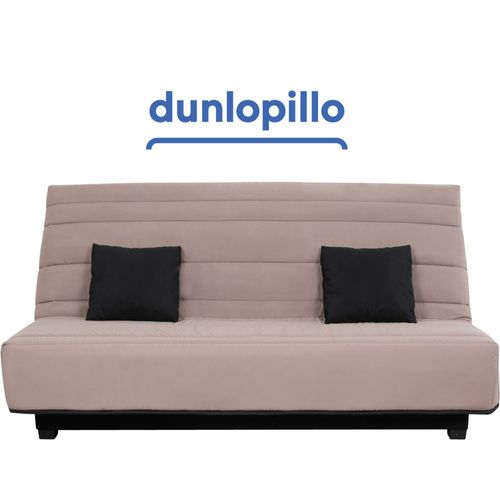 Canapé Lit Ub D'sign Caly Cc 130 Mousse 28 Kg Couette Taupe