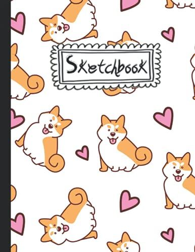 Sketchbook: Shiba Sketchbook A4: Sketching, Drawing Pad For Adults And Kids (8.5 X 11 ) 120 Pages