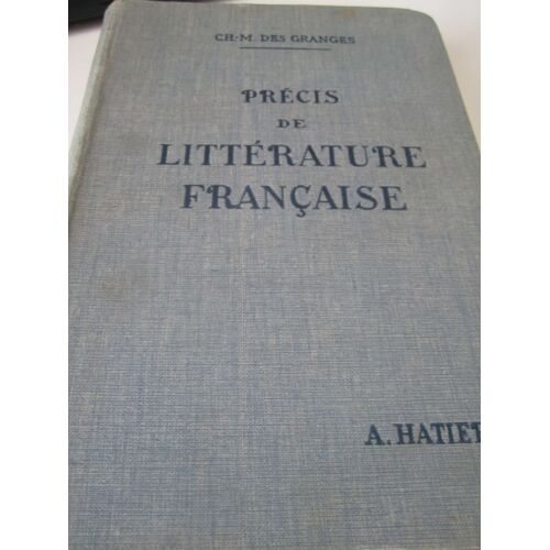 Précis De Littérature Française