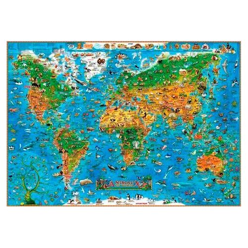 Carte Animaux Du Monde Avec Barres