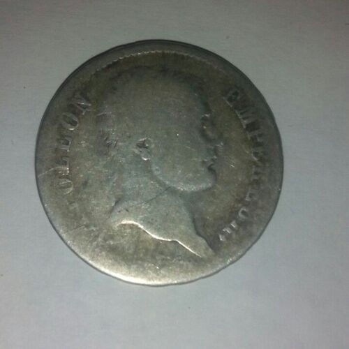 Monnaie Argent 1 Franc Napoléon I 1808