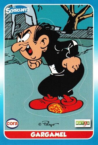 N° 46 - Stickers Image Cora Le Collector Les Schtroumpfs
