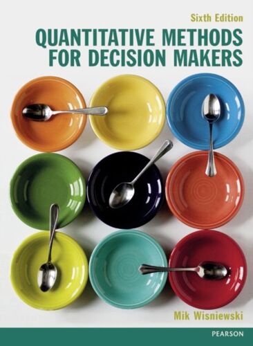Quantitative Methods For Decision Maker
