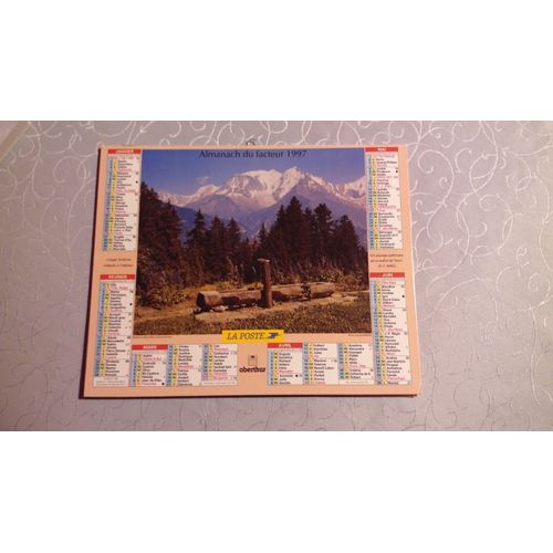 Almanach Du Facteur 1997 - Aveyron