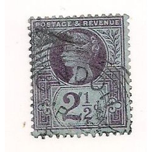 Royaume-Uni- 1 Timbre Oblitéré -  Reine Victoria-  N°95