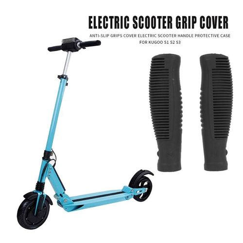 Couvercle De Poignée Antidérapant En Silicone Pour Scooter Électrique, 2 Pièces, Pour Kugoo S1 S2 S3