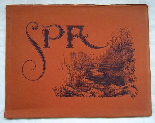 Album De  18 Grandes Photographies Ville De Spa ( Belgique ) Circa 1920 