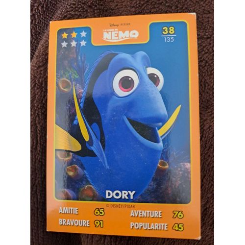 Carte Dory Le Monde Nemo - Disney Pixar Auchan - Numero 38/135