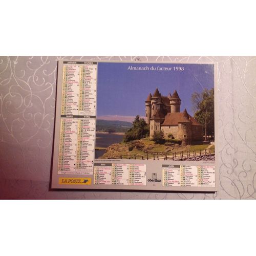 Almanach Du Facteur 1998 - Aveyron