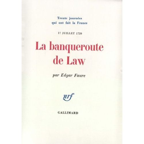Banqueroute De Law (17 Juillet 1720)