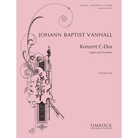 Johann Baptist Vanhall : Concerto In C Major Pour Basson Et Piano