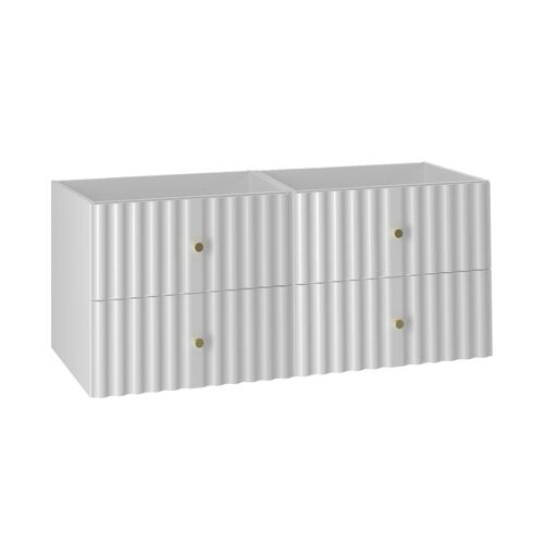 Meuble sous-vasque stratifiés blanc