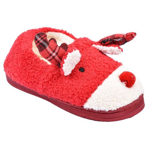 Pantoufle Chausson Fantaisie Yl31 Rouge