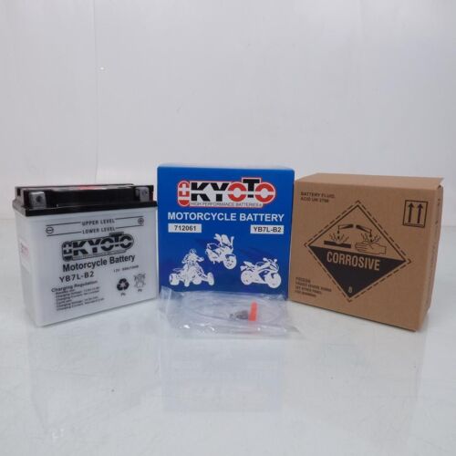 Batterie Kyoto Pour Scooter Peugeot 50 Jet Rnc Darkside 2010 À 2017 Yb7l-B2 / 12v 8ah Neuf